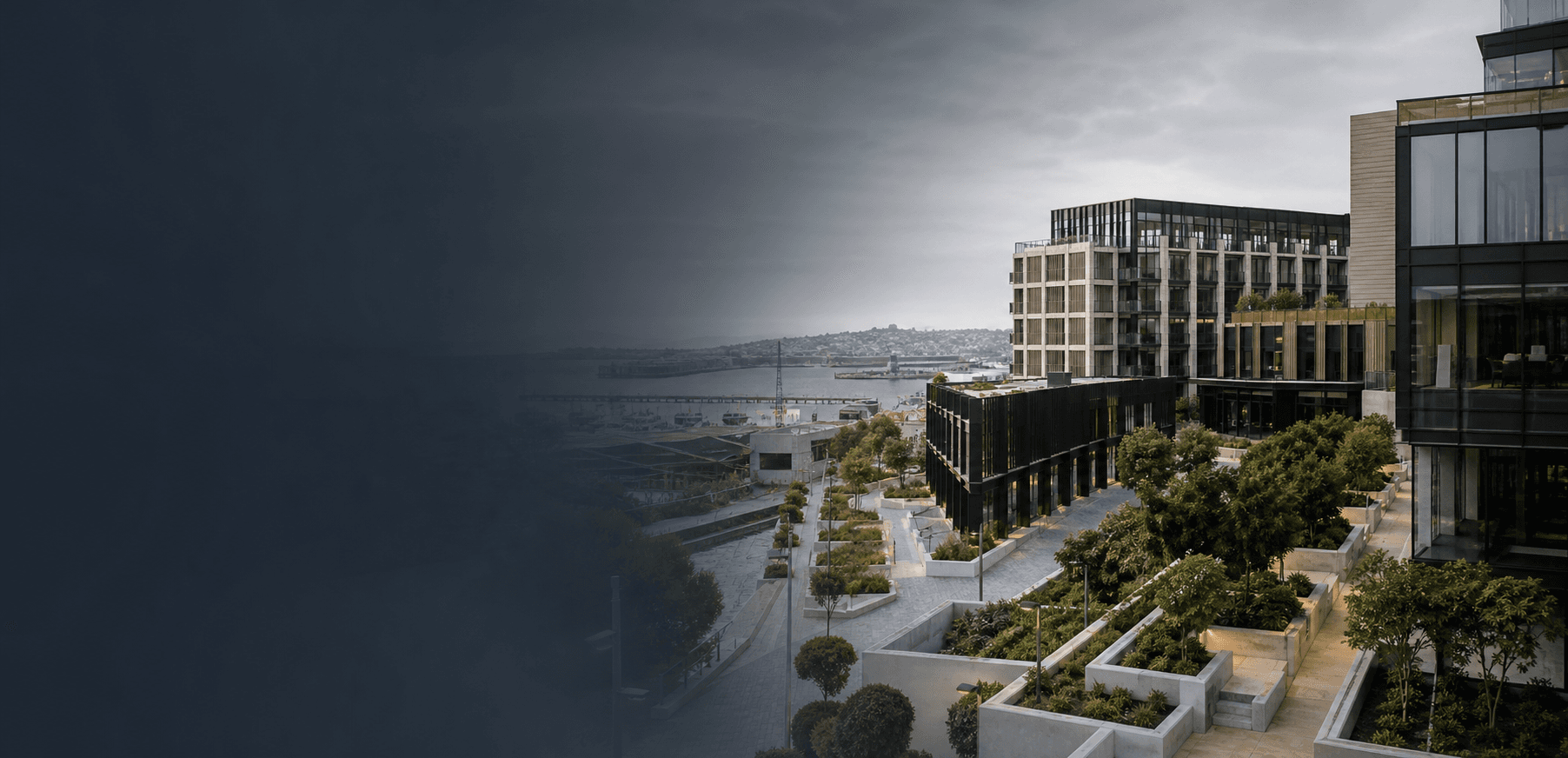 Contemporary New Zealand waterfront development and public realm